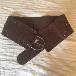 Wide Brown Belt